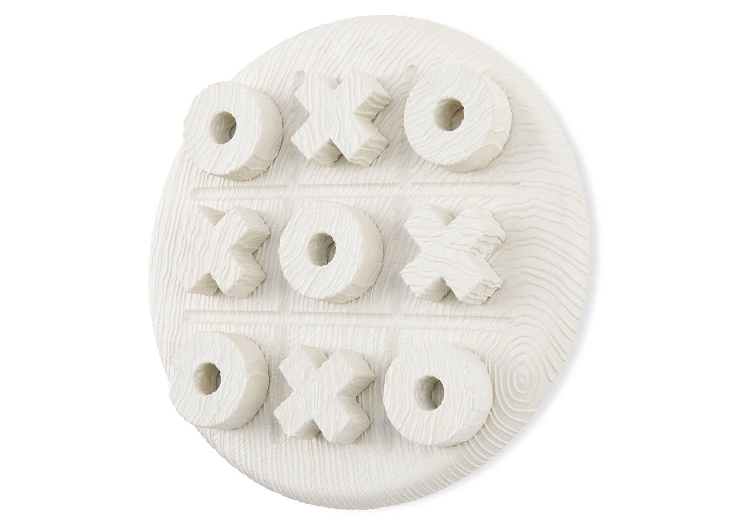 Jeu Tic Tac Toe XO blanc