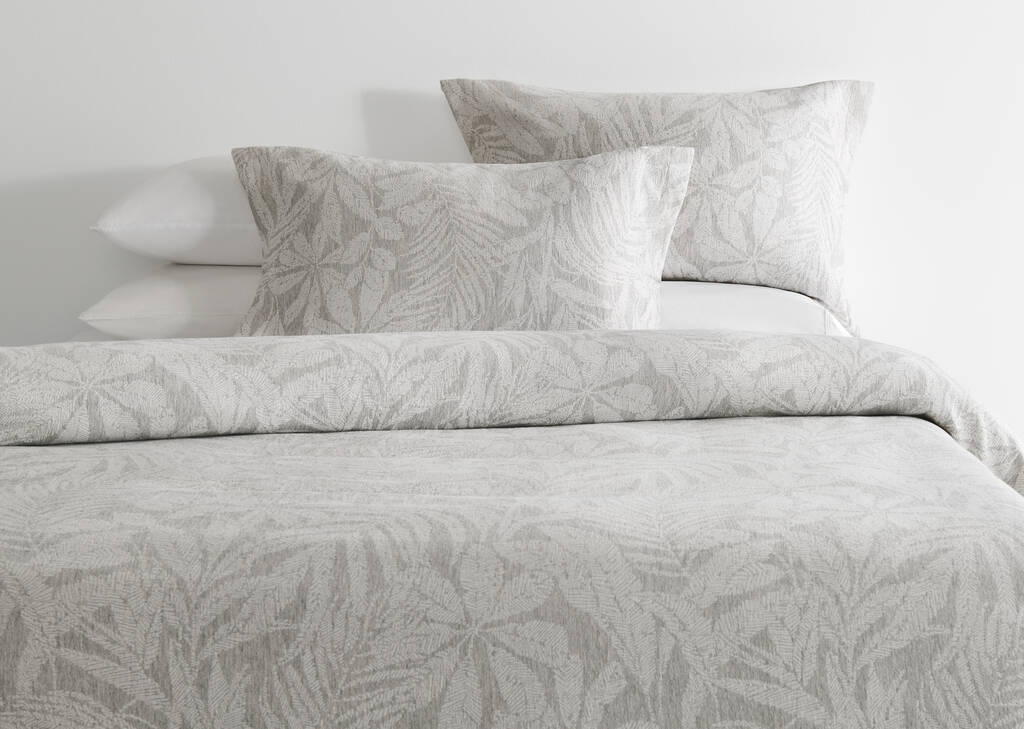 TG ens. housse couette cot. Keya gr p/iv